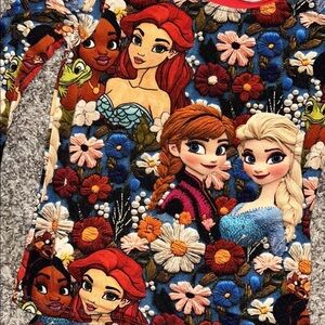 2T Disney Princess bamboo Set - Multicolor